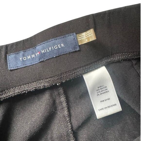 Tommy Hilfiger Black Pull-On Pants – Size M - Picture 2 of 4